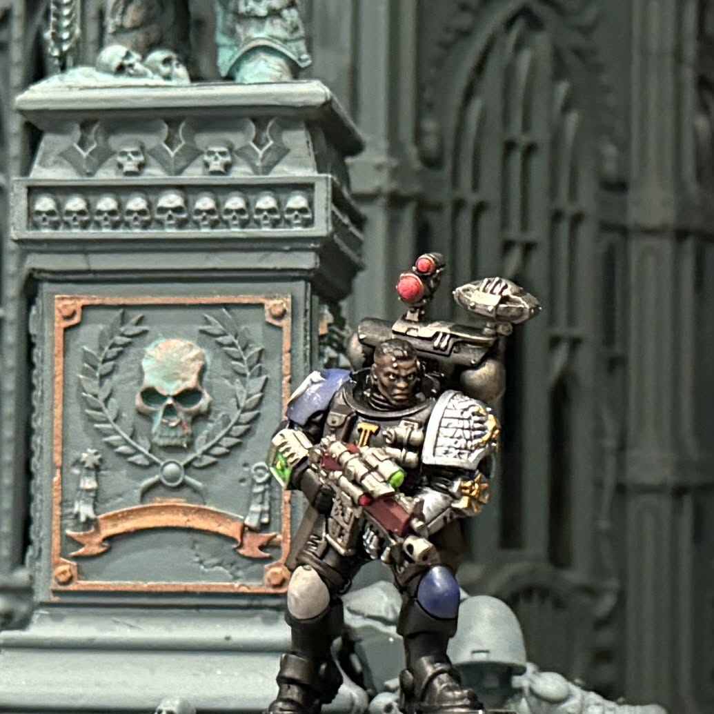 A warhammer miniature