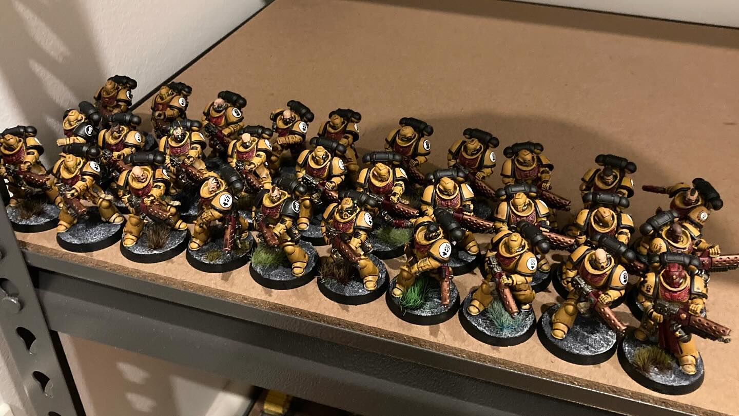 A warhammer miniature