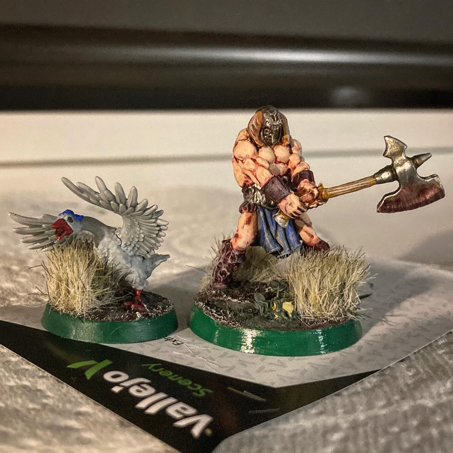 A warhammer miniature
